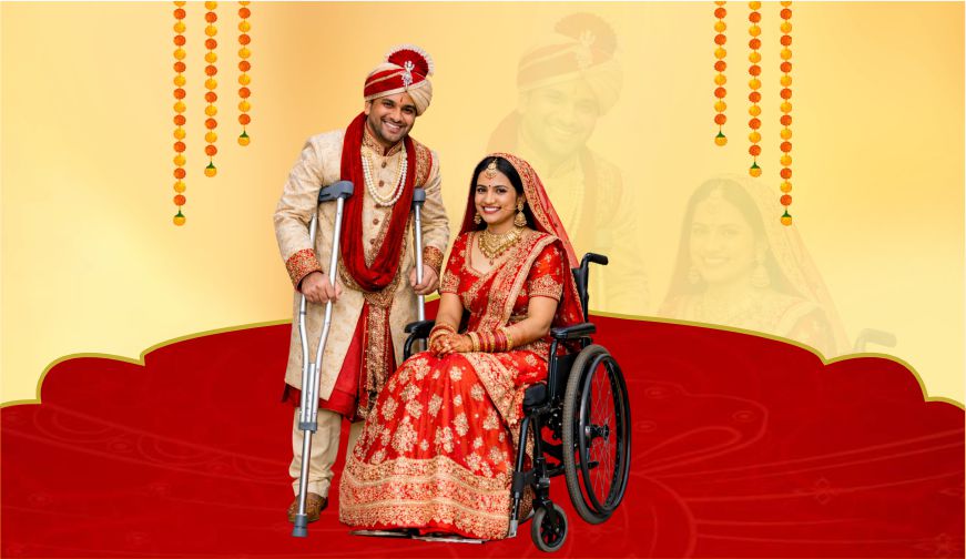 Mass wedding program by NGO Netherlands for differently-abled couples