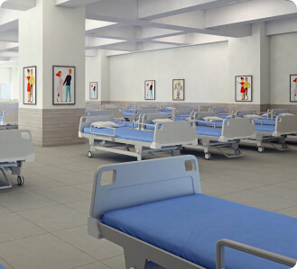 Afdeling met drie verdiepingen